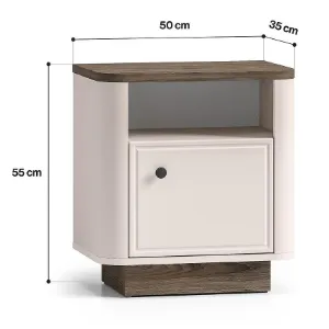 Obrazek Szafka Nocna Vilavio 07 Dąb/Cashmere