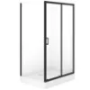 Obrazek Kabina prostokątna Brasco Slide 120x90x190 black S168-016
