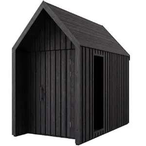 Obrazek Domek ogrodowy Swedish Barn 1622 czarny V2