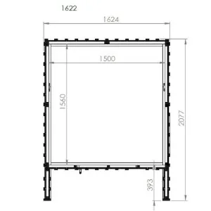 Obrazek Domek ogrodowy Swedish Barn 1622 czarny V4