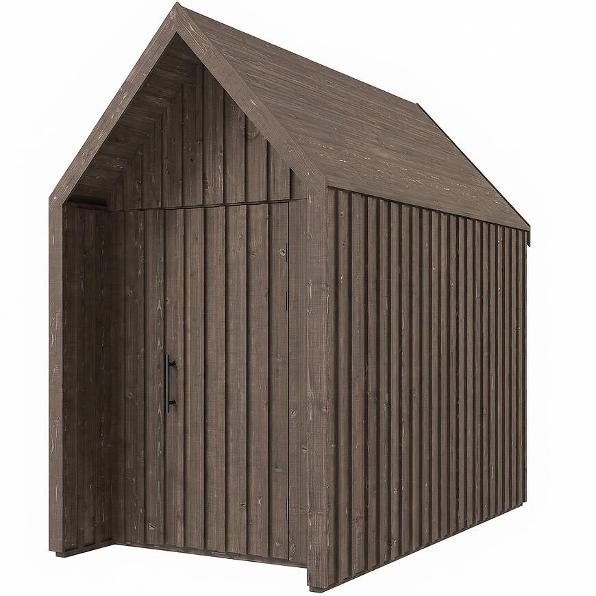 Domek ogrodowy Swedish Barn 1629 brązowy V1