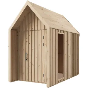 Obrazek Domek ogrodowy Swedish Barn 1629 naturalny V2