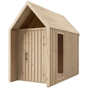 Obrazek Domek ogrodowy Swedish Barn 1629 naturalny V3