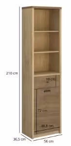 Obrazek Regał otwarty Denzel