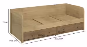 Obrazek Łóżko Denzel 90x200