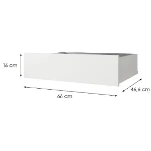 Obrazek Komplet Szuflad ( 2 Szt. )GŁ62 250 Biały