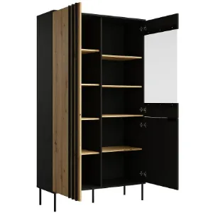 Obrazek Witryna 2D Rimini 01 czarny/artisan