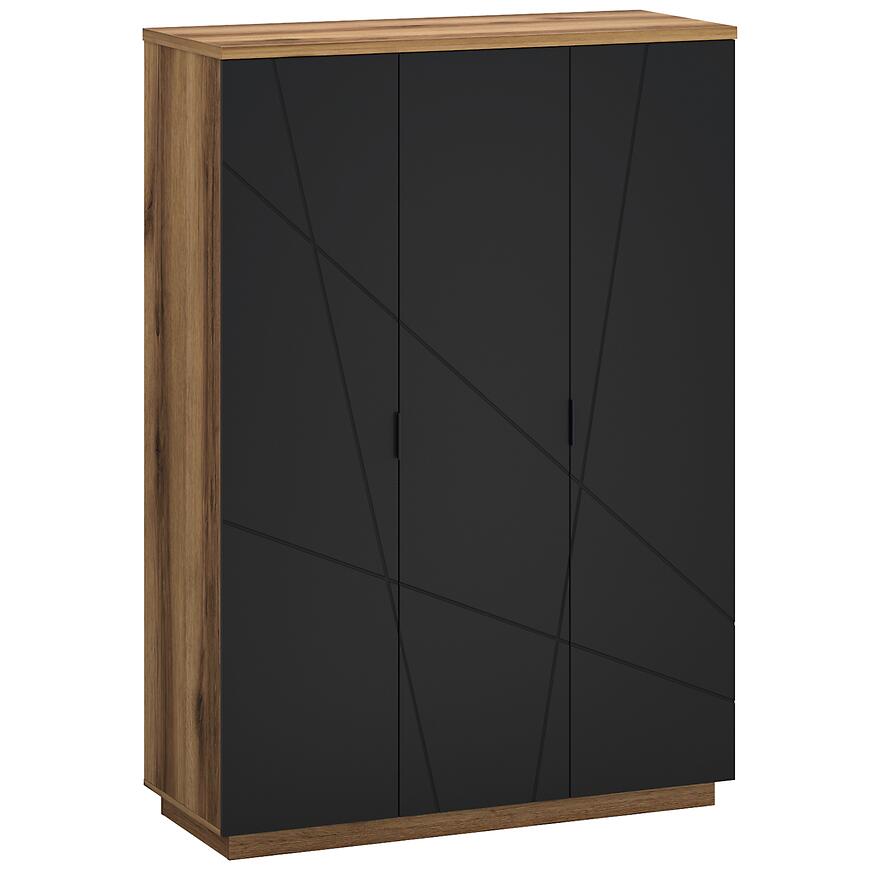 Szafa Orient H  Dąb Delano/Czarny