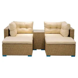 Obrazek Komplet technorattan Centros natural