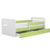 Obrazek Łóżko dziecięce Tomi Zielony 80x180