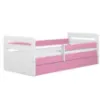 Obrazek Łóżko dziecięce Tomi+M Różowy 80x140