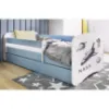 Obrazek Łóżko dziecięce Babydreams+SZ+M niebieski 70x140 Nasa