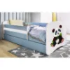 Obrazek Łóżko dziecięce Babydreams+SZ+M niebieski 70x140 panda 2