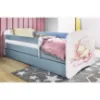 Obrazek Łóżko dziecięce Babydreams+SZ+M niebieski 80x180 sen