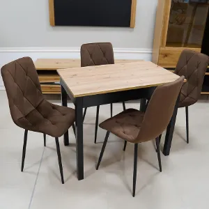 Obrazek Zestaw Stół I Krzesła 1+4 Fido