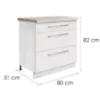 Obrazek Szafka kuchenna Creativa 22D biały