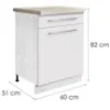 Obrazek Szafka kuchenna Creativa 5D biały