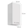 Obrazek Szafka kuchenna Creativa 30G biały