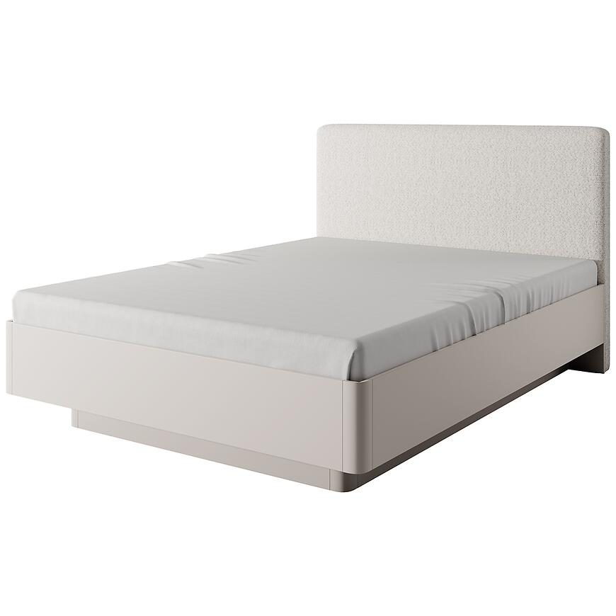 Łóżko Lante I 160 z zagłówkiem tapicerka beige
