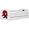 Obrazek Łóżko dziecięce Babydreams+SZ+M biały 80x160 Spider-man