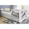 Obrazek Łóżko dziecięce Babydreams+SZ+M biały 80x180 Nasa