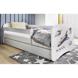 Obrazek Łóżko dziecięce Babydreams+SZ+M biały 80x180 Nasa