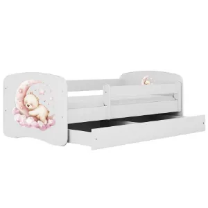 Obrazek Łóżko dziecięce Babydreams+SZ+M biały 80x180 sen