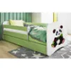 Obrazek Łóżko dziecięce Babydreams+SZ+M zielony 70x140 panda 2