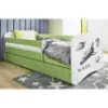 Obrazek Łóżko dziecięce Babydreams+SZ+M zielony 80x160 Nasa