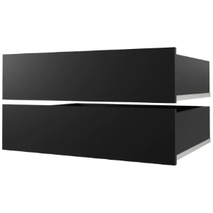 Obrazek Komplet Szuflad ( 2 szt. ) gł. 62 120/150/180/200 czarny