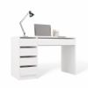 Obrazek Biurko z szufladami Artos 120 cm białe