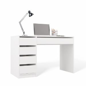 Obrazek Biurko z szufladami Artos 120 cm białe