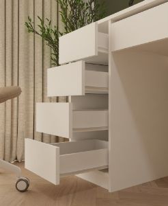 Obrazek Biurko z szufladami Artos 120 cm białe