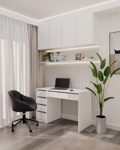 Obrazek Biurko z szufladami Artos 120 cm białe