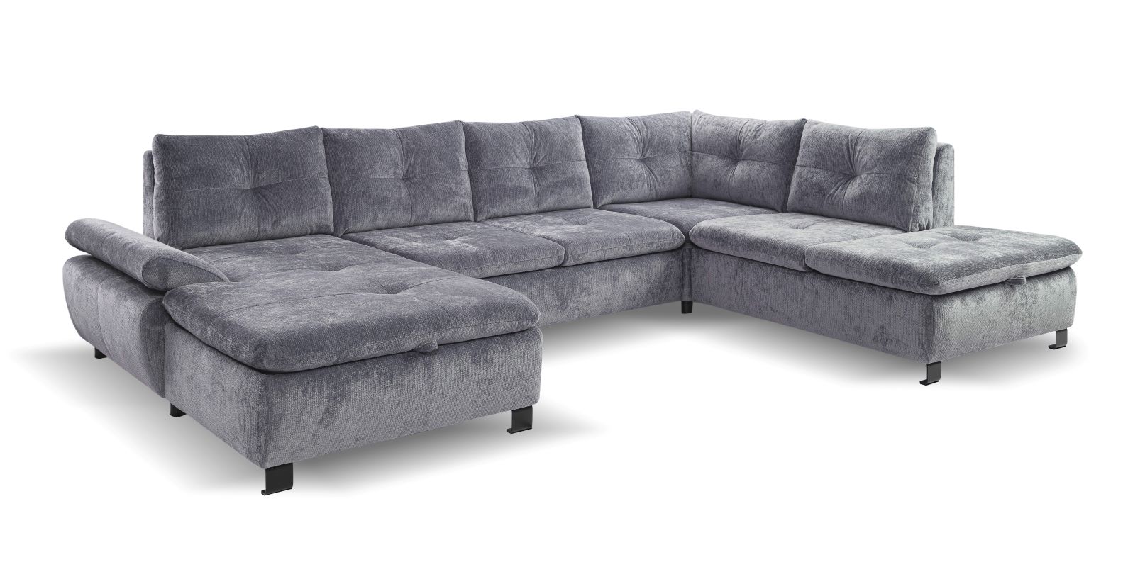 Narożnik U z dwoma pojemnikami Madeira PR3 lewostronny