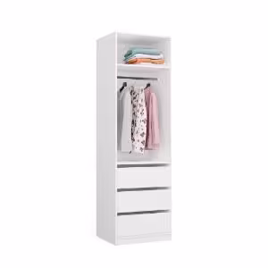 Obrazek Garderoba z nadstawkami Aprire 260 cm biały