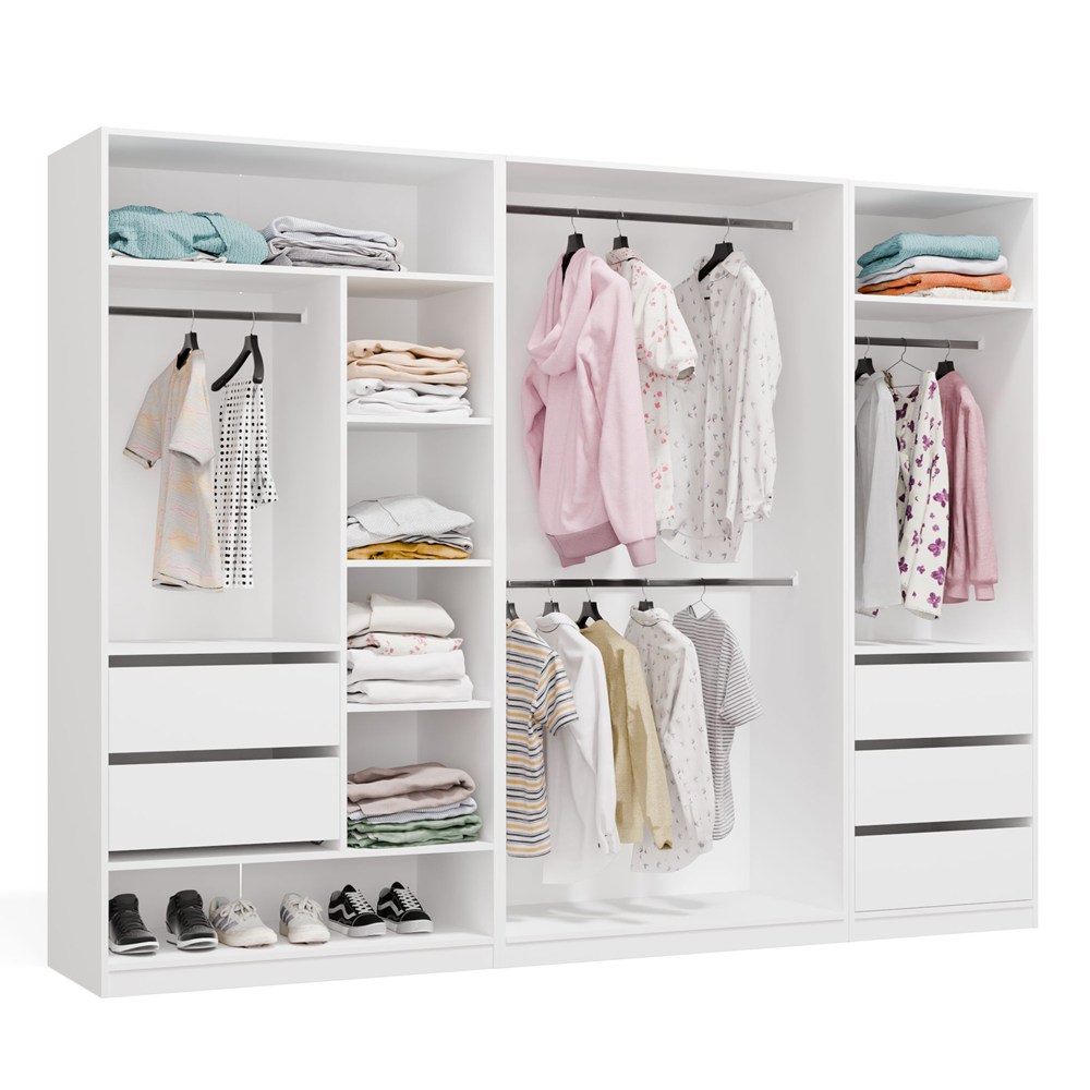 Garderoba Aprire 260 cm biały