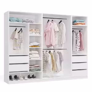 Obrazek Garderoba Aprire 260 cm biały