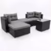 Obrazek Komplet technorattan Centros black