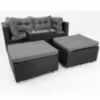 Obrazek Komplet technorattan Centros black