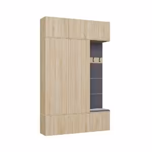 Obrazek Garderoba z wieszakiem Hamar III 2SZ1W dab sonoma