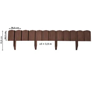 Obrazek Palisada PA80 (zestaw 5 sztuk) Stella Green brąz