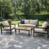 Obrazek Komplet mebli ogrodowych Floris 1+2+1