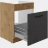 Obrazek Szafka kuchenna Vigo grafit mat 60ZL 1S BB