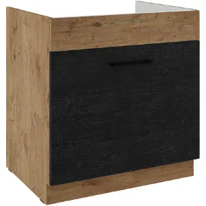 Obrazek Szafka kuchenna Vigo dark 80ZL 1S BB