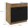 Obrazek Szafka kuchenna Vigo dark 80ZL 1S BB