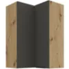 Obrazek Szafka kuchenna Aria-GR/AR anti fingerprint 60X60 GN-90 2F (90°)