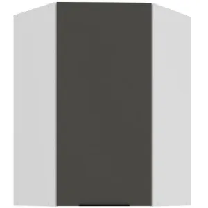 Obrazek Szafka kuchenna Aria-GR/WH anti fingerprint 60X60 GN-90 1F (45°)