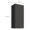 Obrazek Szafka kuchenna Aria-GR/BL anti fingerprint 40G-90 1F
