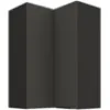 Obrazek Szafka kuchenna Aria-GR/BL anti fingerprint 60X60 GN-90 2F (90°)